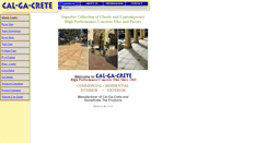 Desktop Screenshot of calgacrete.com